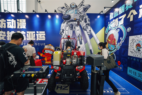 浙江消防卡通展位閃耀第十九屆中國國際動(dòng)漫節(jié)，安全知識(shí)“破圈”新嘗試